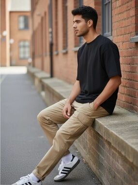 Men's CSG Everett Cargo Pants in Tan - Classic Everyday Style